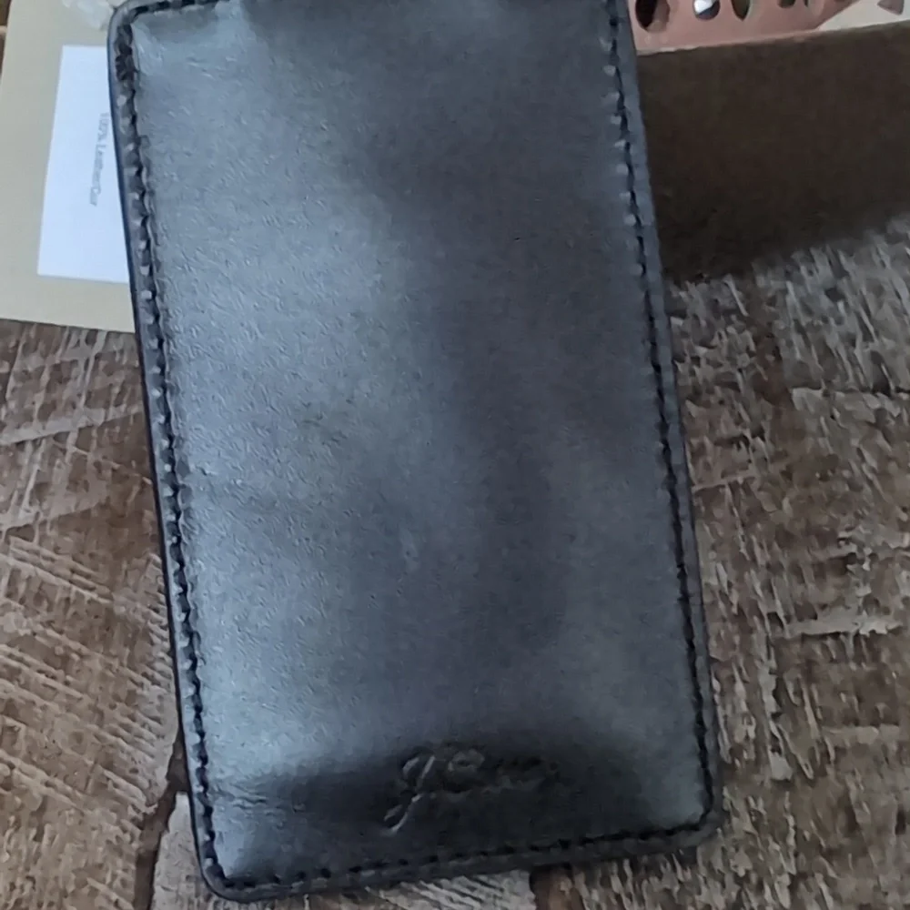 J Crew Leather Tartan Luggage Tag NWT